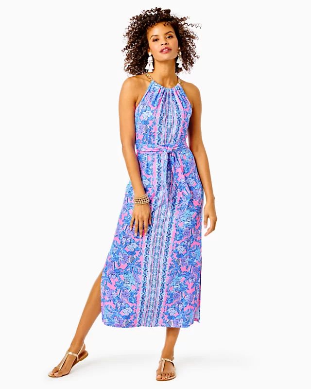 Bingham Halter Midi Dress | Lilly Pulitzer