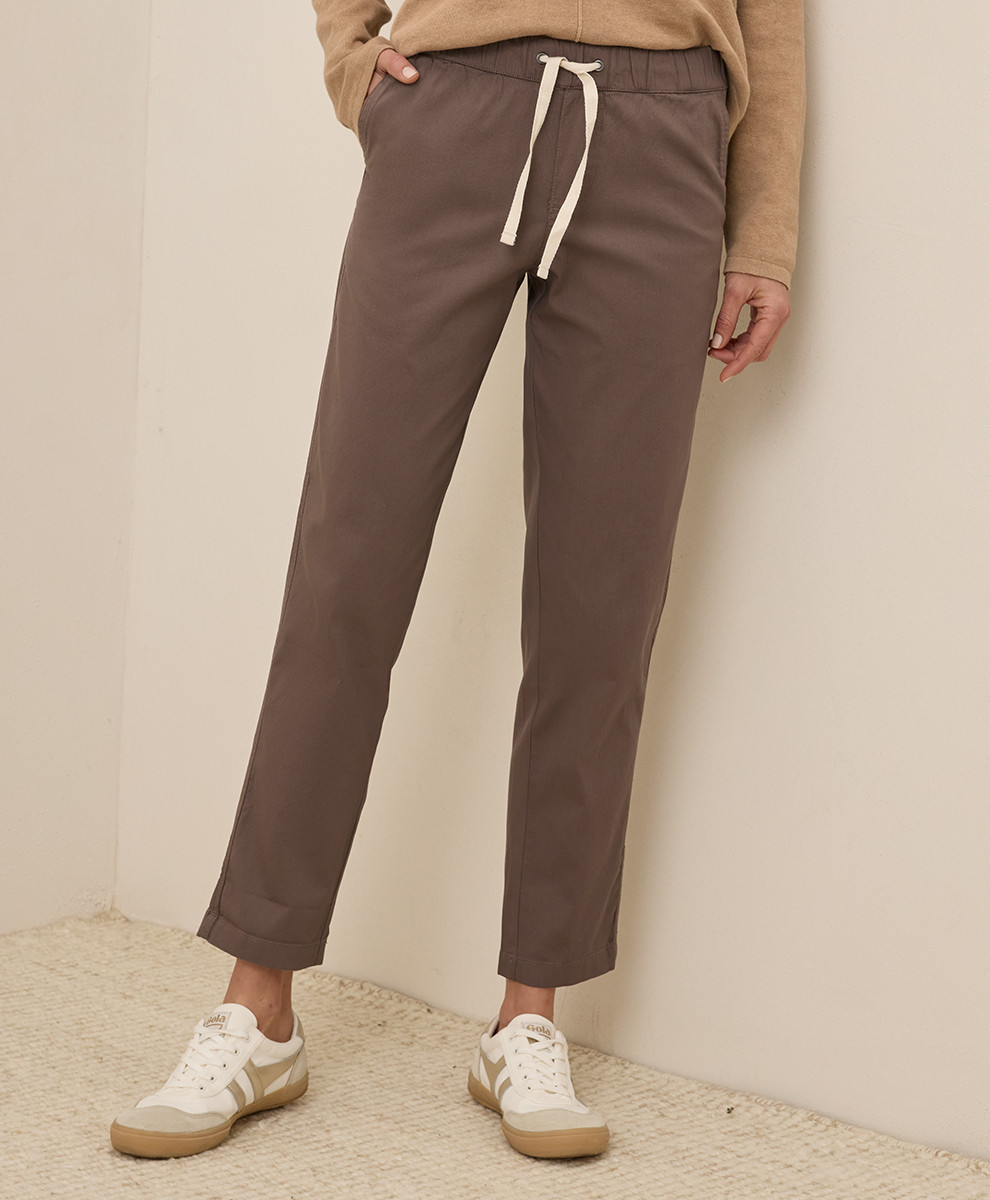 Women's Deep Taupe Daily Twill Pant 3XL | Pact Apparel