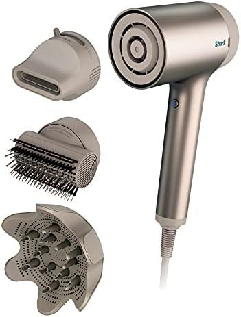 Amazon.com: Shark HD112BRN Hair Blow Dryer HyperAIR Fast-Drying with IQ 2-in-1 Concentrator and S... | Amazon (US)