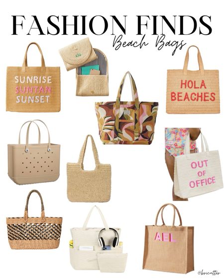 Cute beach bags and totes for summer! 

#LTKItBag #LTKTravel #LTKSwim