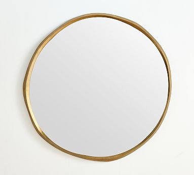 Sedona Oversized Round Mirror | Pottery Barn (US)