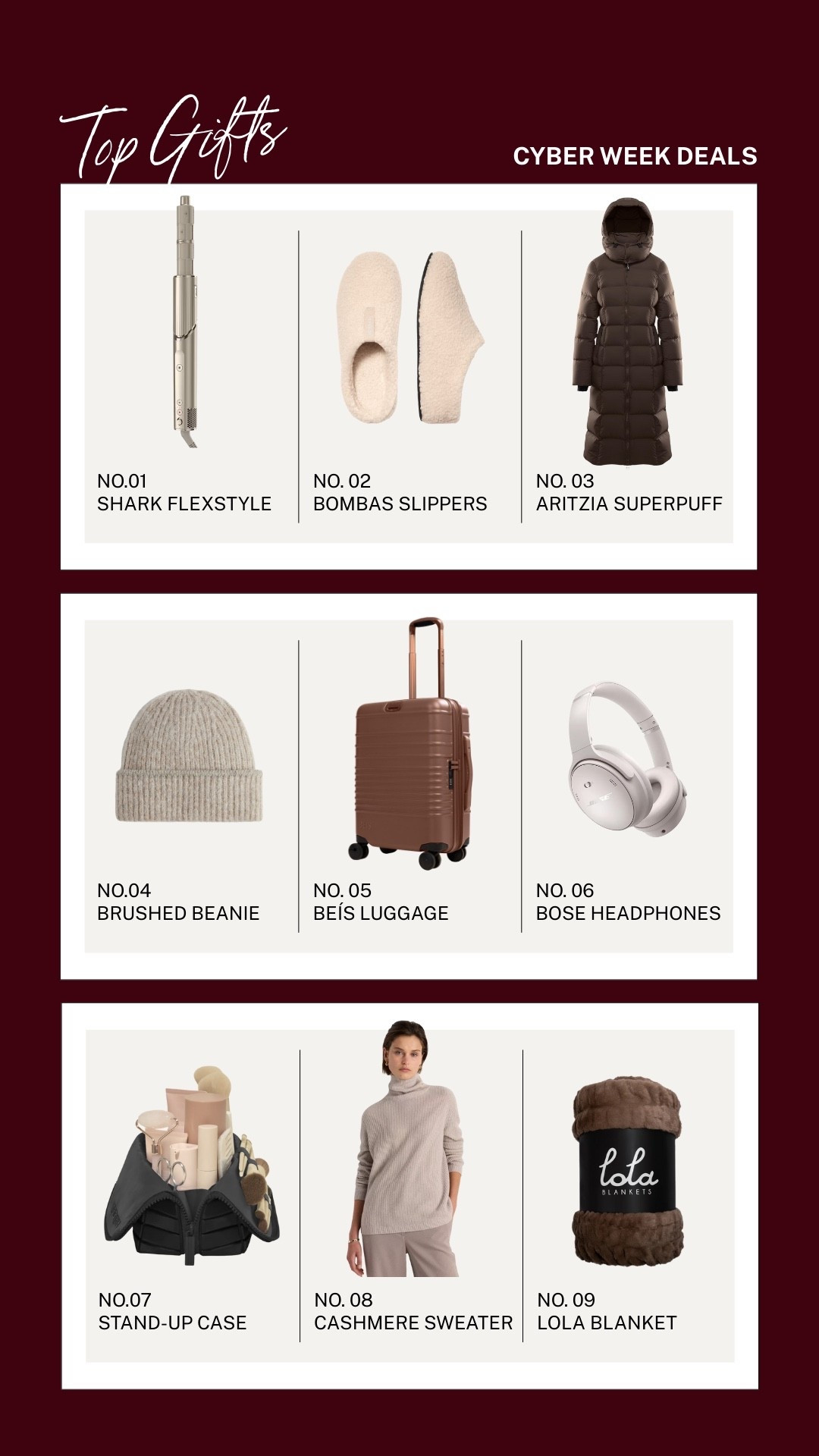 Top cyber Monday deals 

#LTKHoliday #LTKCyberWeek #LTKGiftGuide