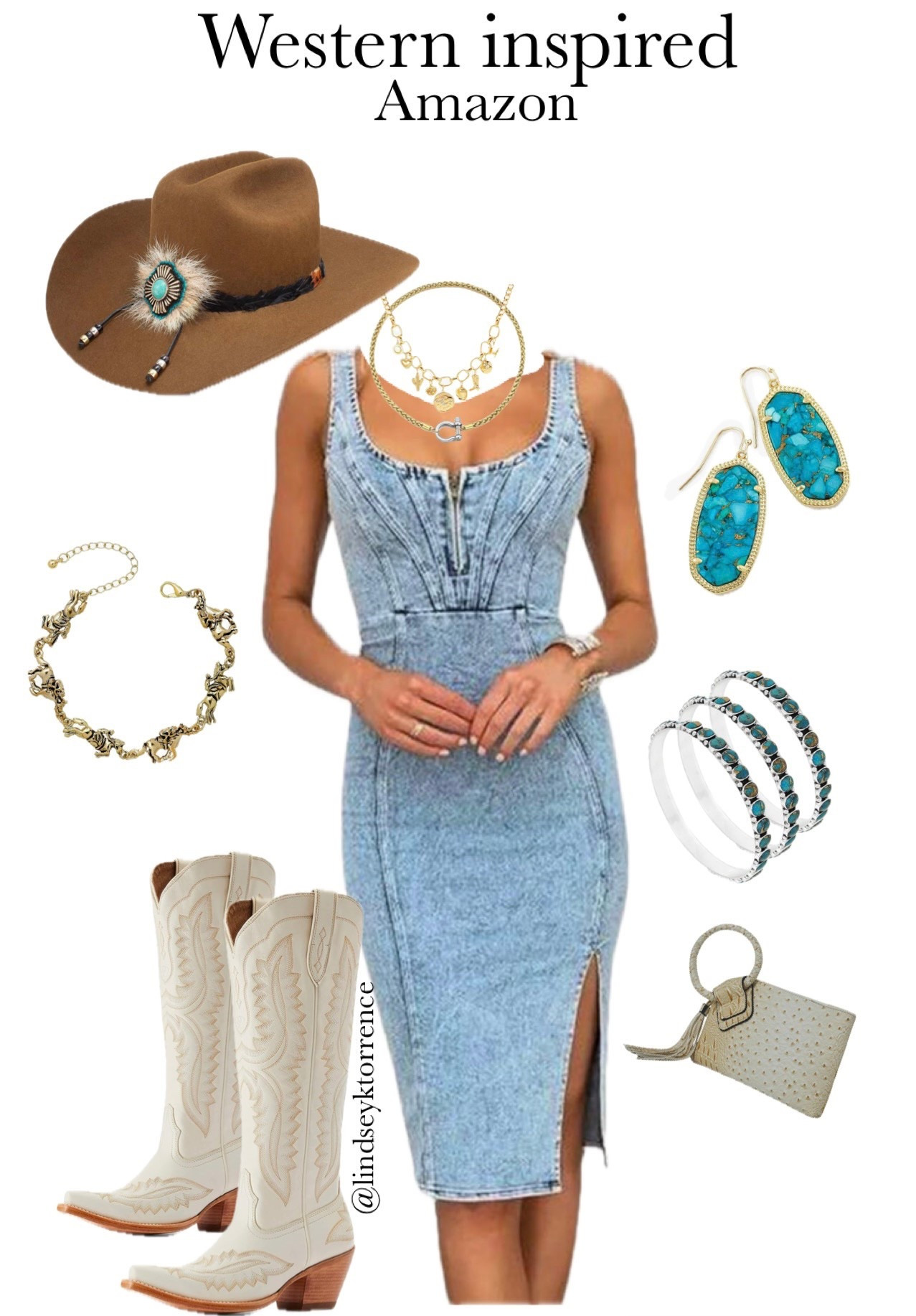 Classy boho cowgirl inspired fit from Amazon 
Western fashion 
Cowgirl style 
Summer outfit inspo 

#LTKFestival #LTKFindsUnder50 #LTKStyleTip