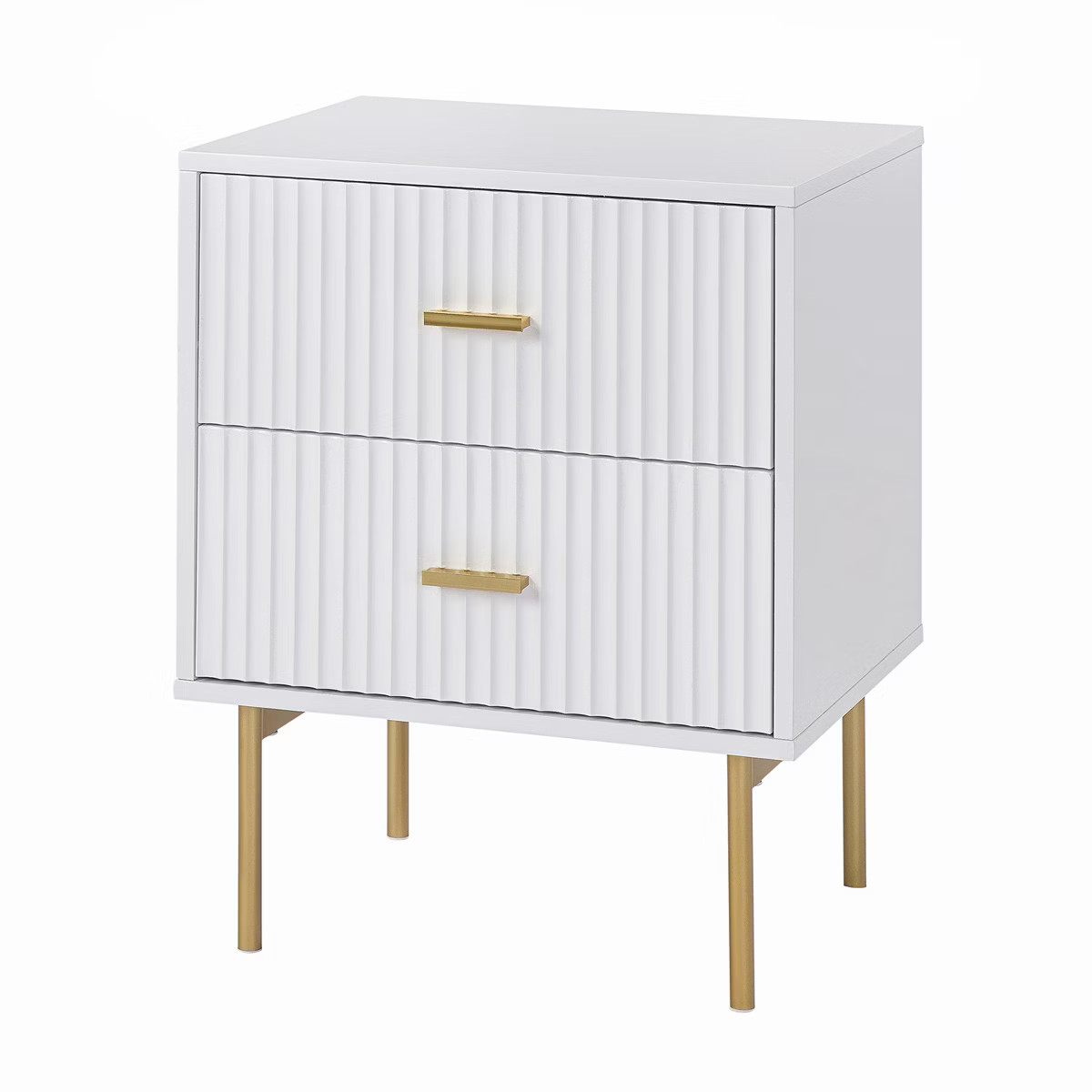 Conrad 2-Drawer Nightstand with Metal Legs | HULALA HOME | Target