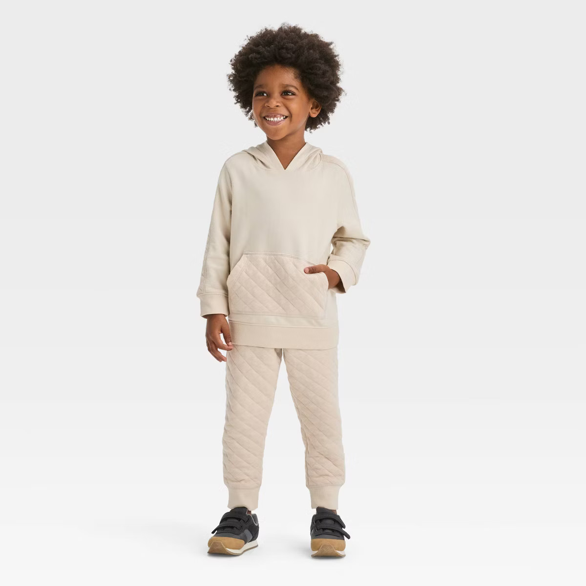 Toddler Boys' Long Sleeve Hooded Pullover Sweatshirt and Jogger Set - Cat & Jack™ | Target