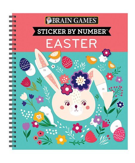 Brain Games: Sticker By Number Easter Activity Book | Zulily