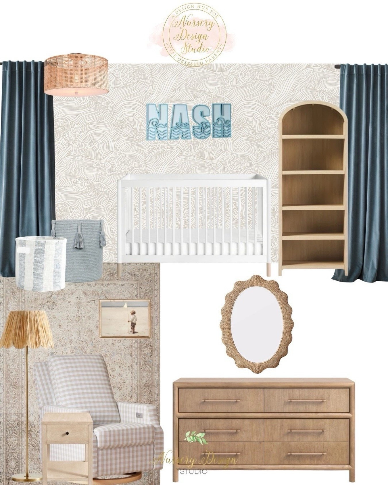 Clean, calm, and quietly coastal—this nursery is everything we love right now.🌊

#LTKBump #LTKSaleAlert #LTKBaby