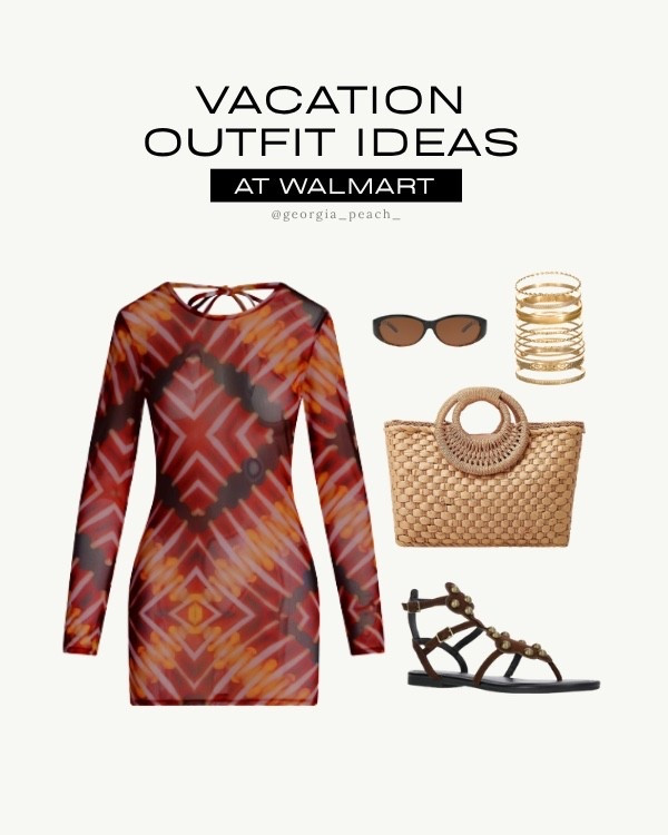 This vacation outfit Inspo is perfect for a relaxing pool day or beach club partying. This affordable fashion find is all from Walmart. 

#LTKSeasonal #LTKootd #LTKTravel