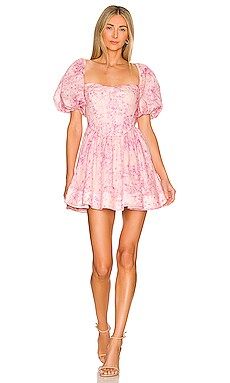 Bardot Kiah Corset Mini Dress in Pink Floral from Revolve.com | Revolve Clothing (Global)