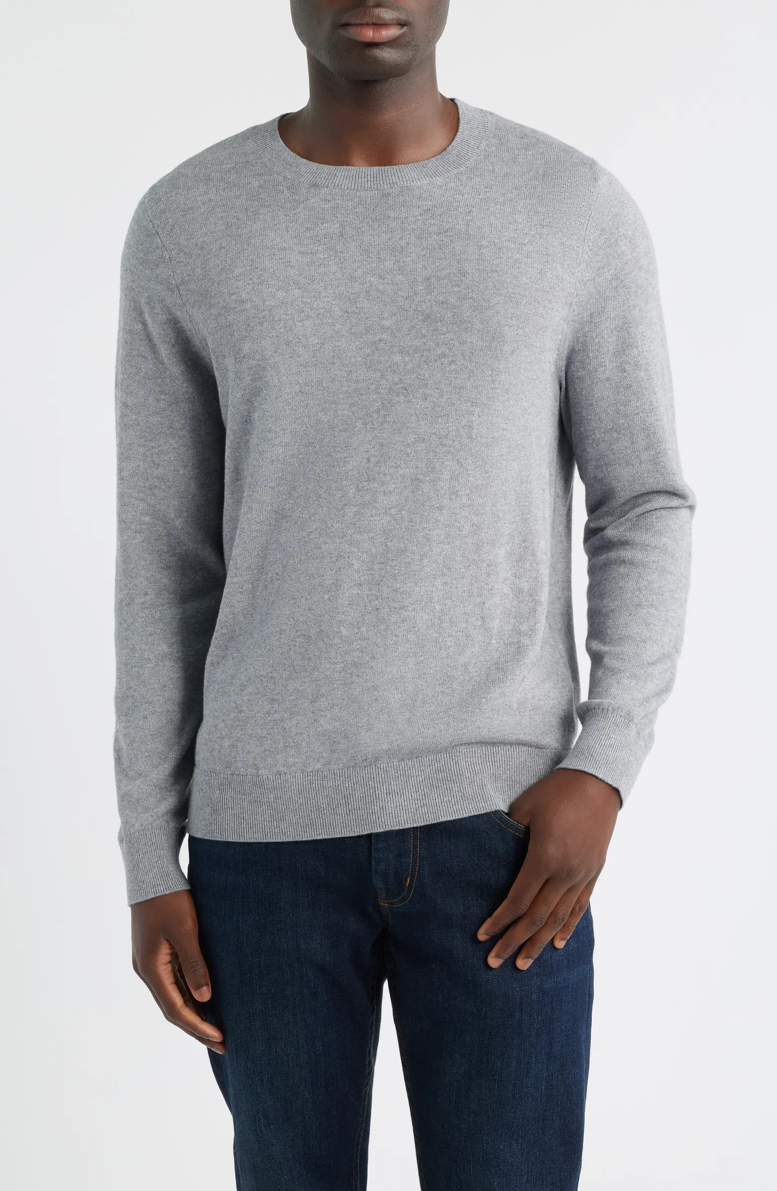 Nordstrom Crewneck Cotton & Cashmere Sweater | Nordstrom | Nordstrom