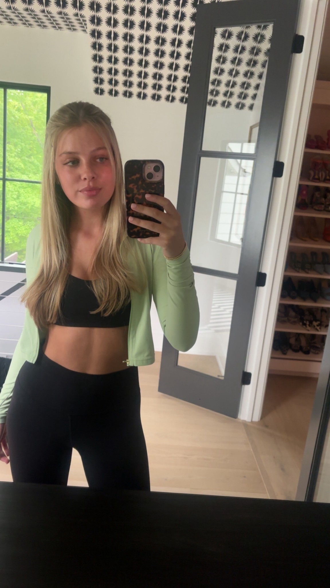 bra - xs
leggings - 4
jacket - xs
shoes - 8.5 

#LTKActive #LTKU #LTKSummerEdit