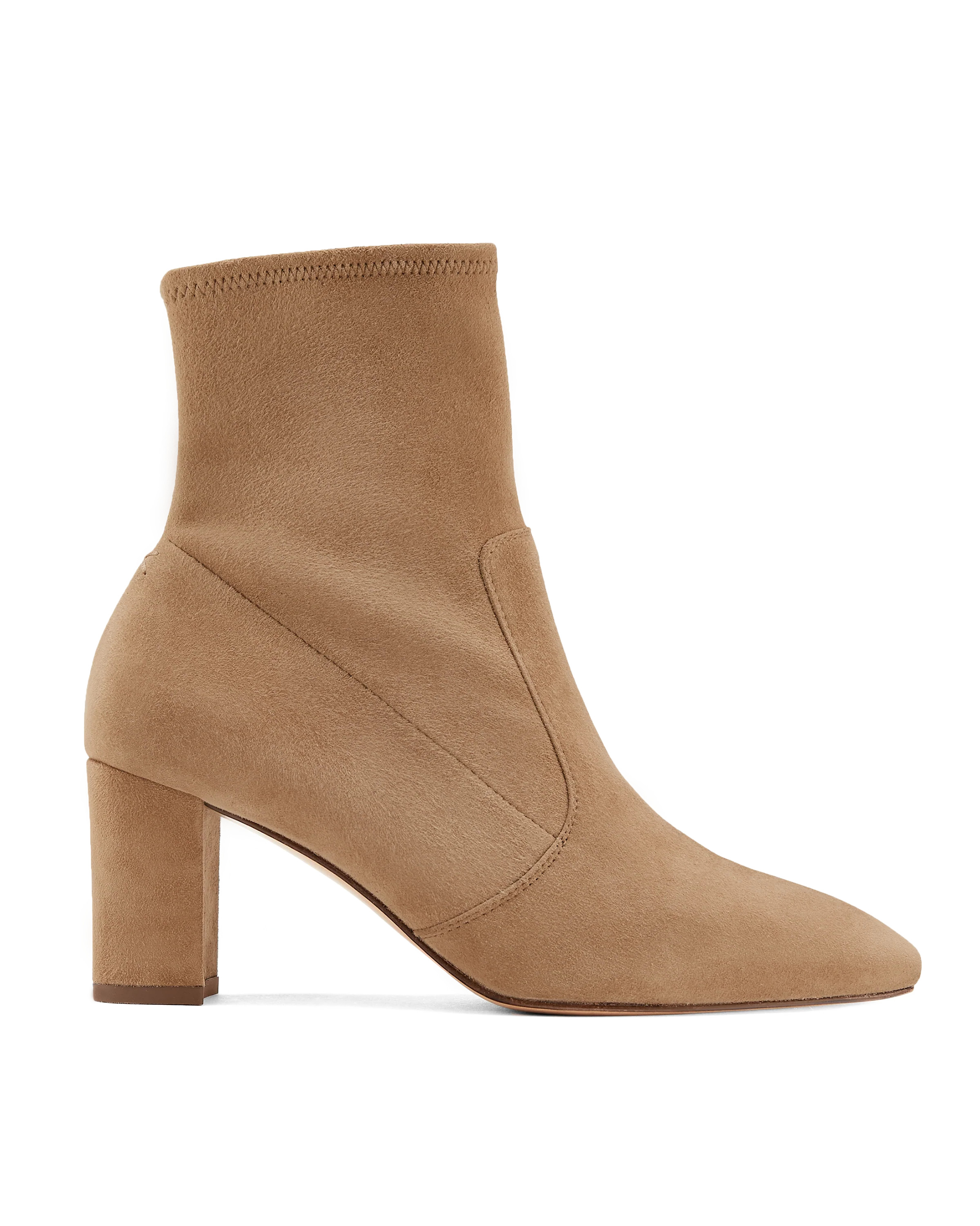 Paz 70 Stretch: Ginger Suede | Inez Shoes, LLC
