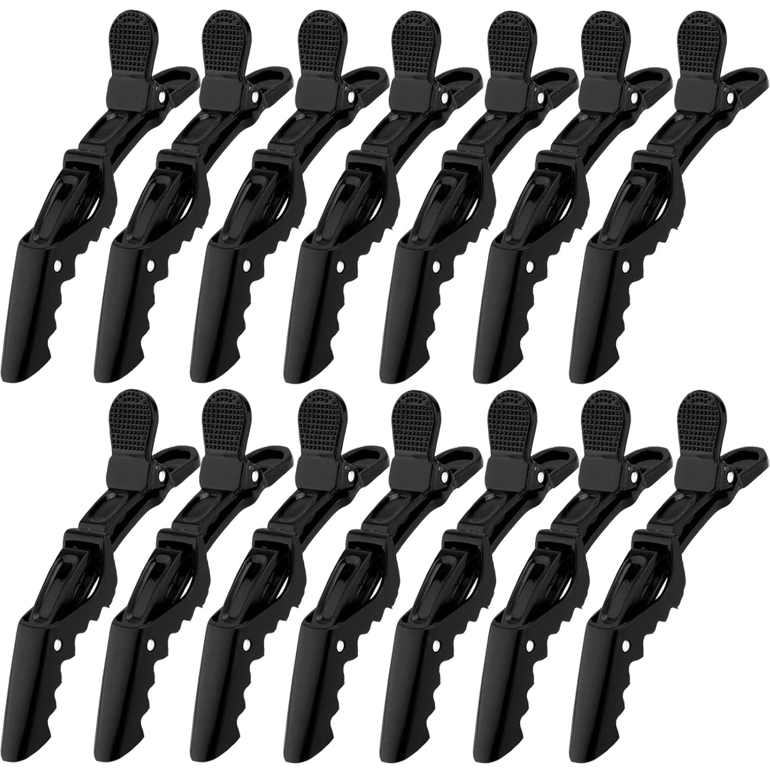Ondder 14 Pack Alligator Hair Clips for Styling Sectioning, Black Salon Pro Hair Clips for Barber... | Amazon (US)