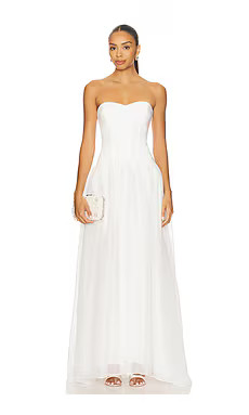 ELLIATT Solange Gown in Ivory from Revolve.com | Revolve Clothing (Global)