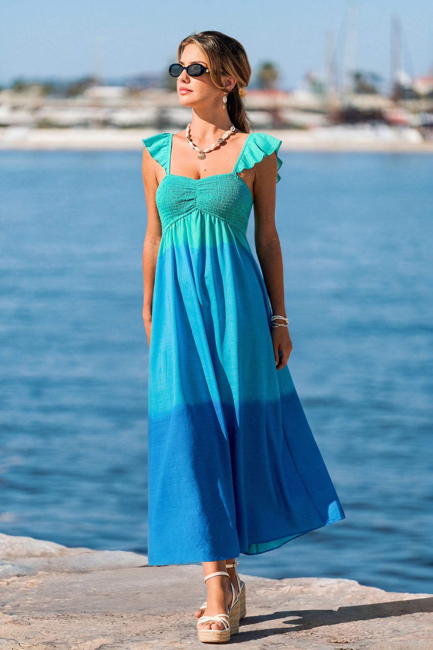 On a Journey Ombre Maxi Dress - XL | Cupshe US