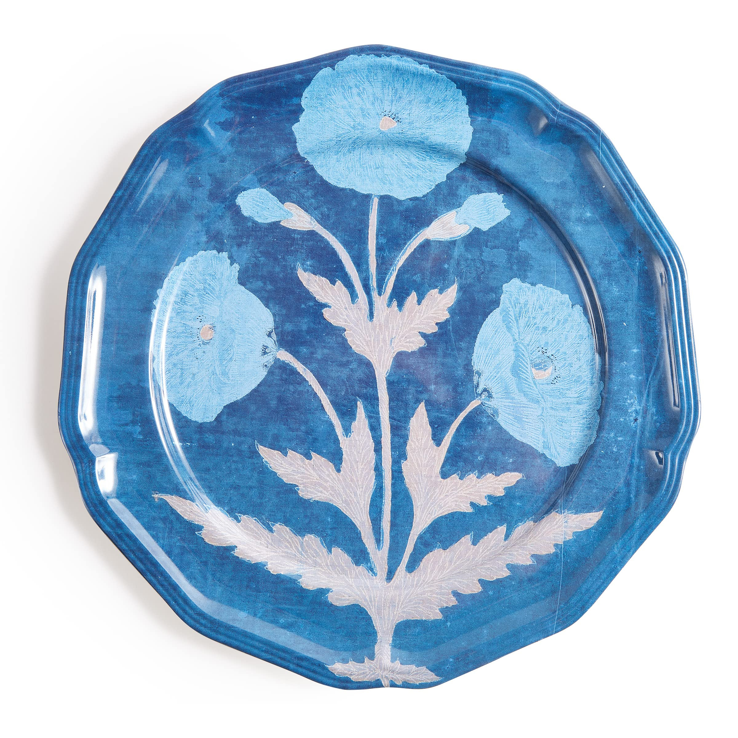 POPPY BLUE SIDE PLATES SET OF 4 | Amazon (US)