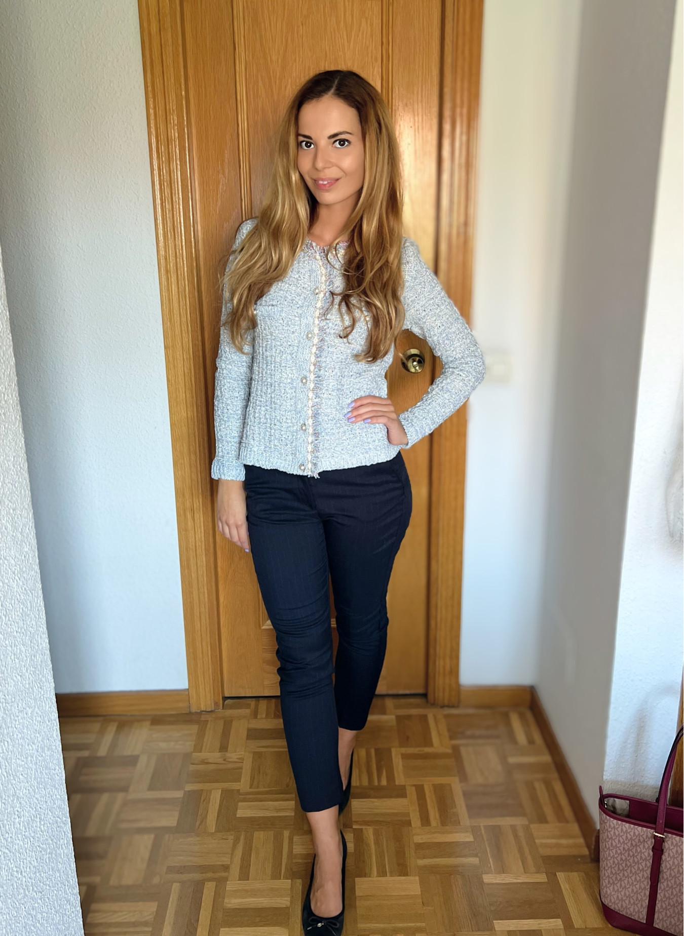 A week of autumn outfits 🍂🤎🧡 day 5! 
This amazing a/w collection from MANGO is waiting for you to complete your capsule wardrobe for the work week 🤩 
Cardigan size: XS
Trousers size: EU34/XS

#LTKstyletip #LTKSeasonal #LTKworkwear