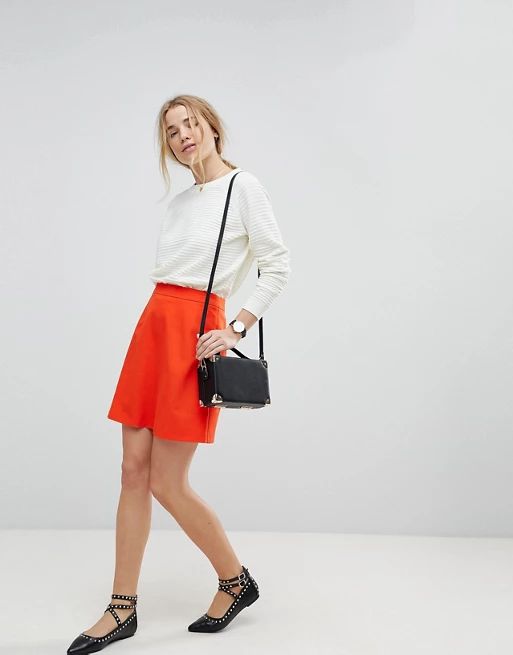 ASOS Tailored A-Line Mini Skirt | ASOS US