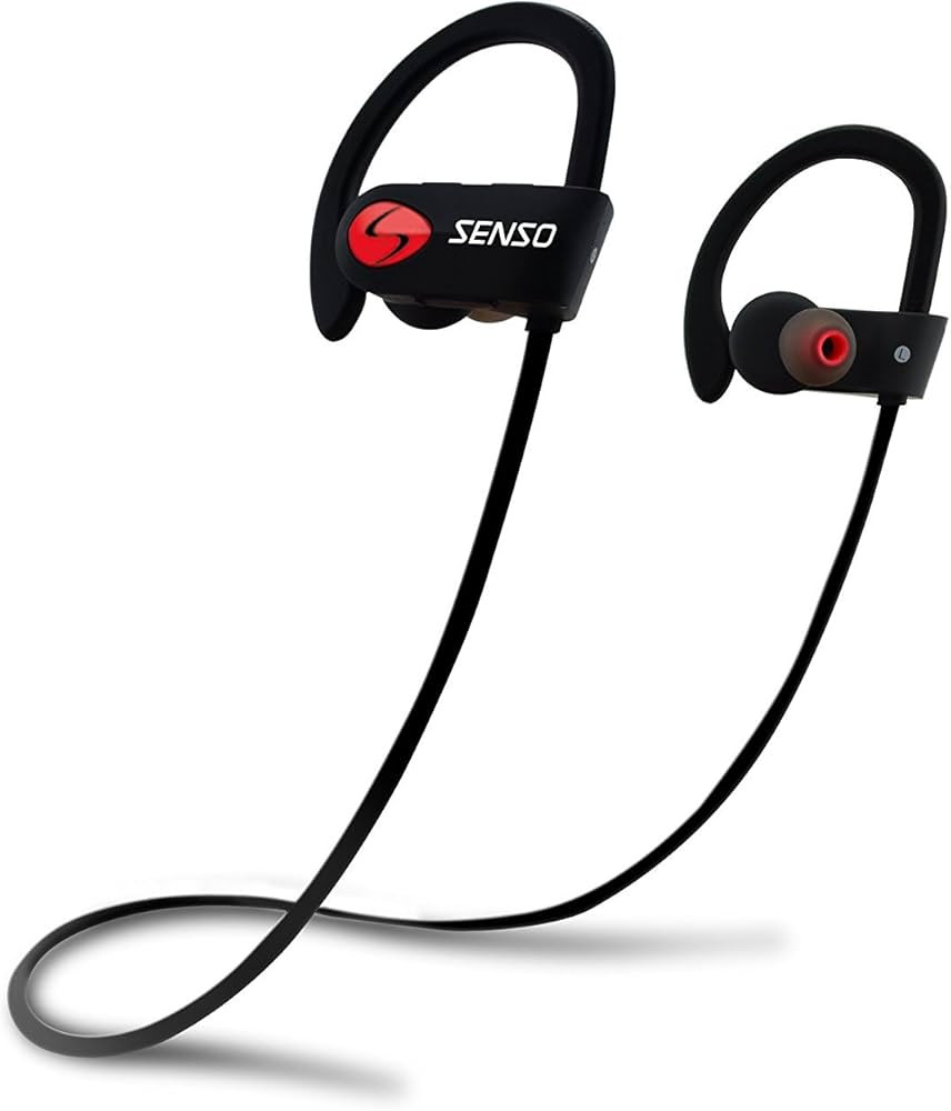 Senso Bluetooth Headphones, Best Wireless Sports Earbuds w/Mic IPX7 Waterproof HD Stereo Sweatpro... | Amazon (US)