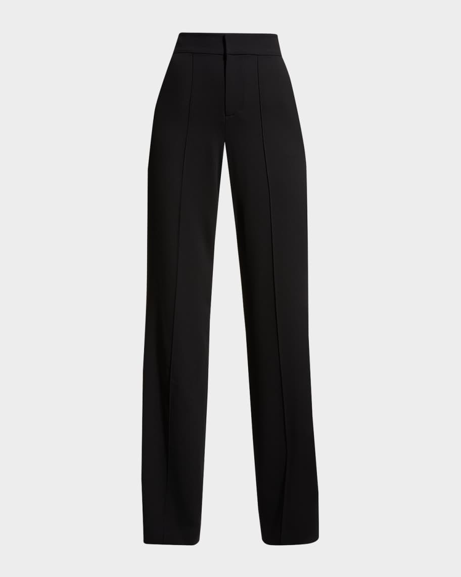 Alice + Olivia Dylan High-Waist Wide-Leg Pants | Neiman Marcus