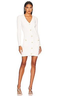 MILLY Braided Cardigan Dress in Ecru from Revolve.com | Revolve Clothing (Global)