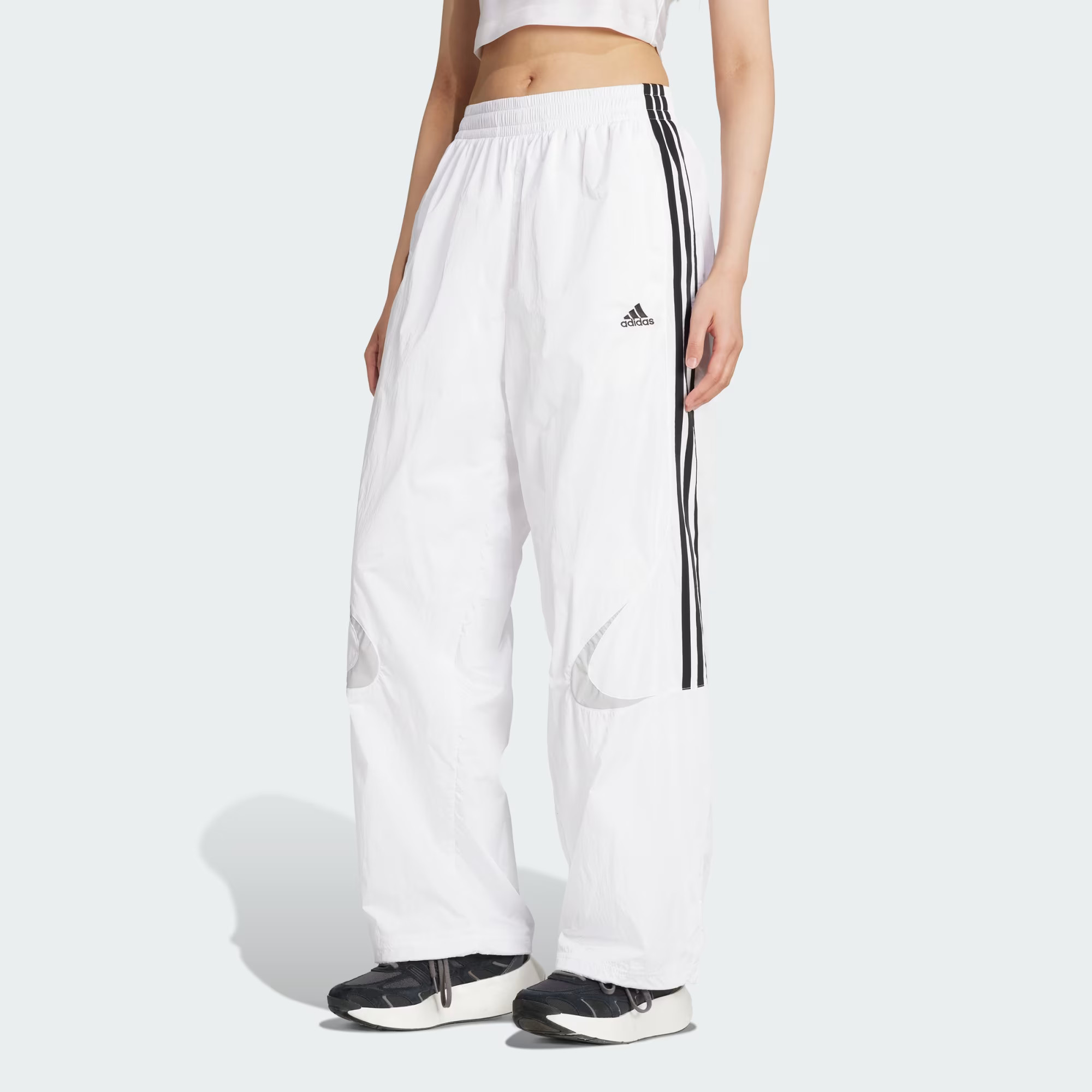 adidas Teamgeist Adicolor Oversized Track Pants - White | Free Shipping with adiClub | adidas US | adidas (US)