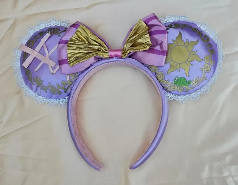 Rapunzel Tangled Pascal Mickey Mouse Ears Minnie Headband 2025 | Etsy (Global)