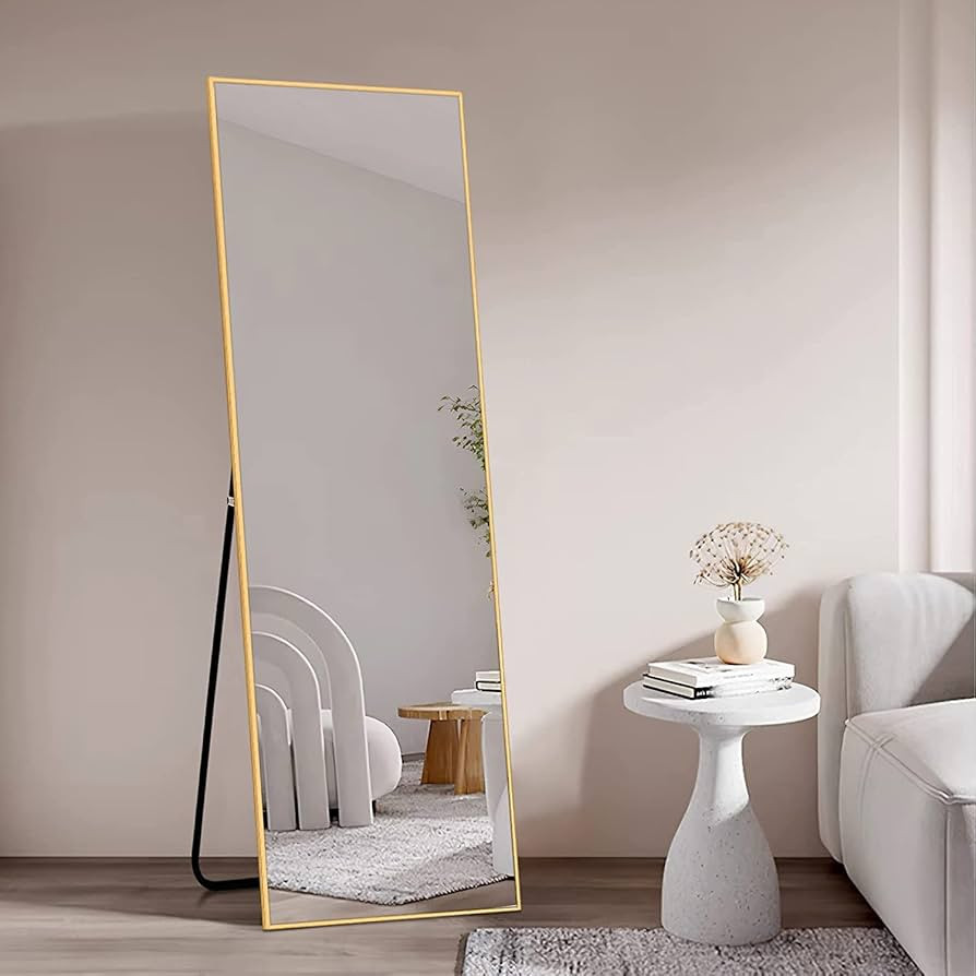 MIRUO Full Length Mirror Decor Wall Mounted Mirror Floor Mirror Dressing Mirror Make Up Mirror Ba... | Amazon (US)