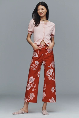 The Colette Magic Fabric Crop Wide-Leg Pants by Maeve | Anthropologie (US)