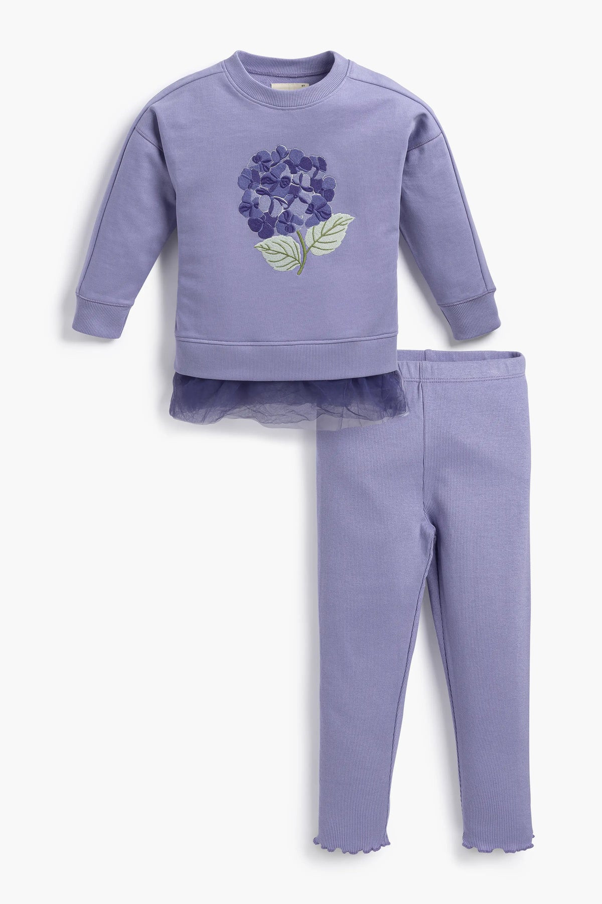 Tulle Sweatshirt Leggings Outfit - Organic Baby, Toddler, & Kids Clothes - Monica + Andy | Monica + Andy