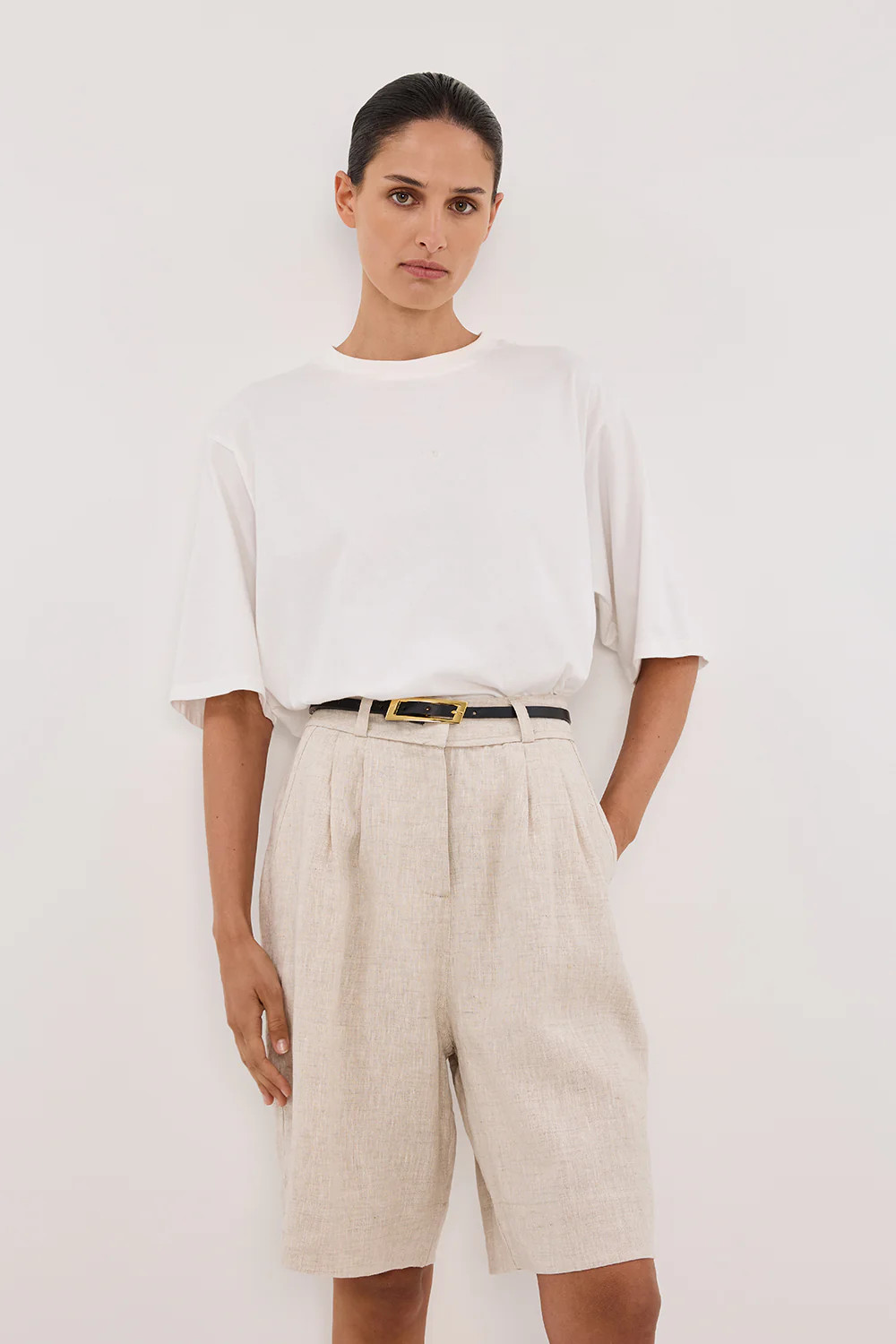 CHANCE WHITE SIGNATURE COTTON TEE | DISSH