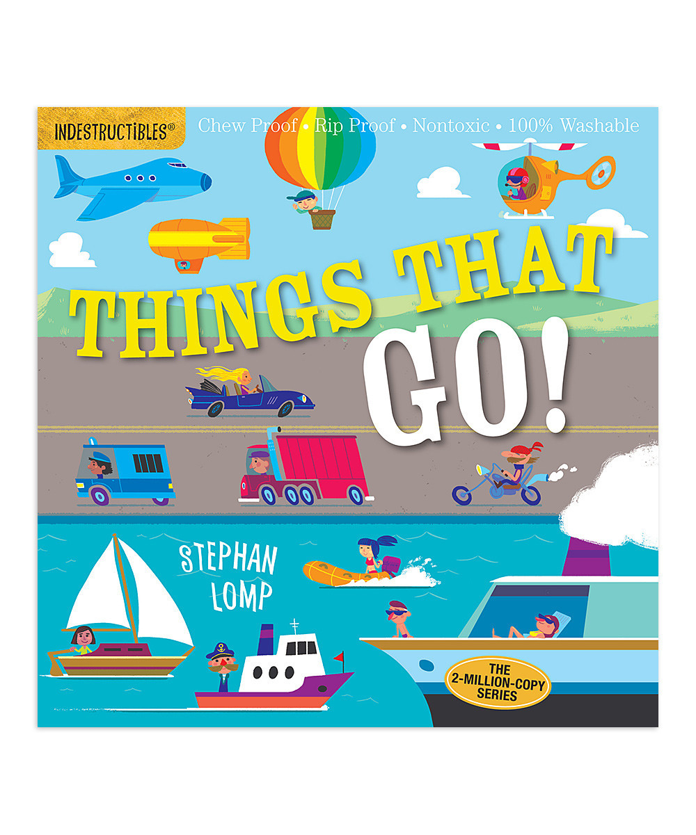 Indestructibles Interactive Play Books - Things That Go! Indestructibles Washable Book | Zulily