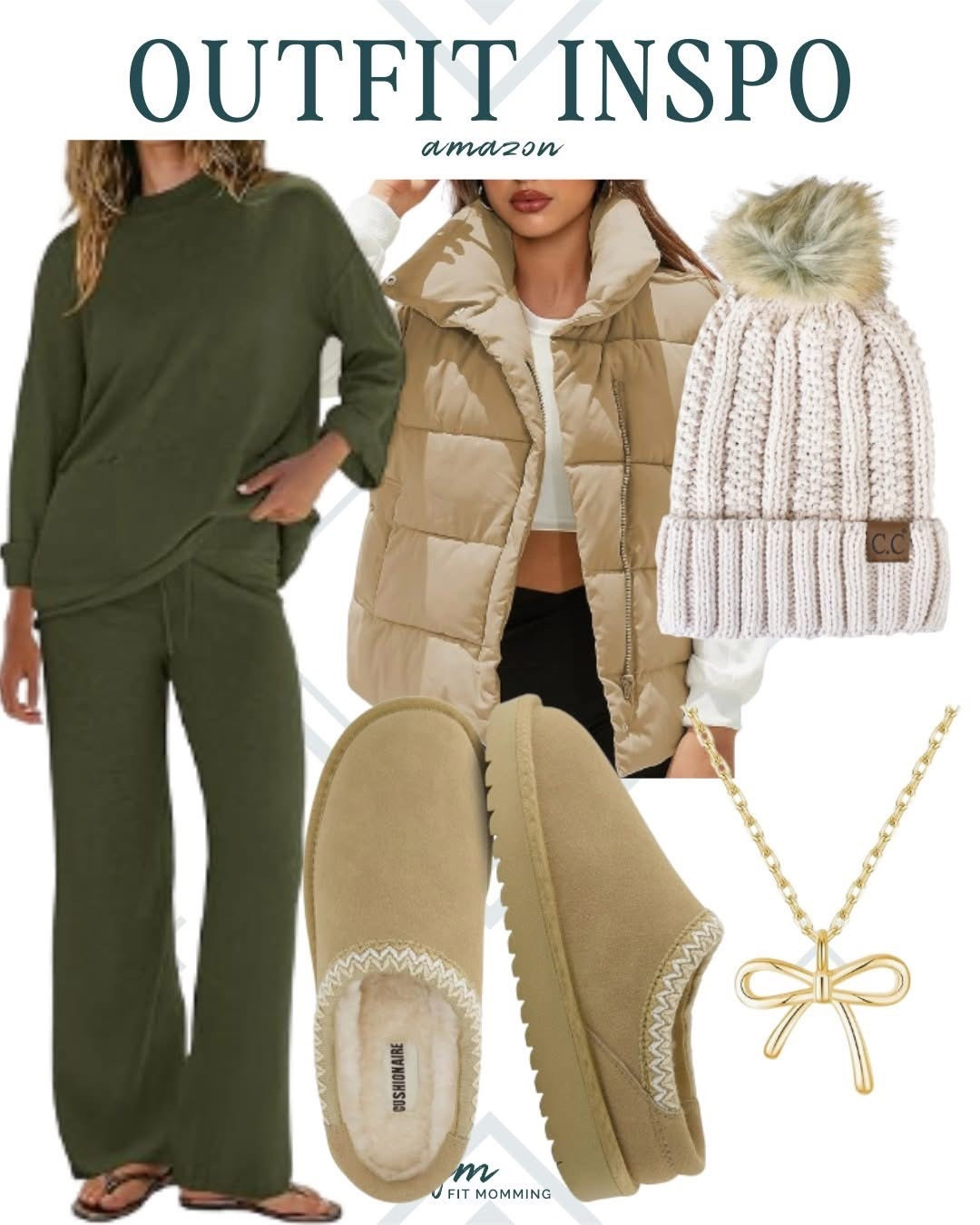 Neutral layers + comfy vibes 🤎 

 #LTKootd #LTKFindsUnder50