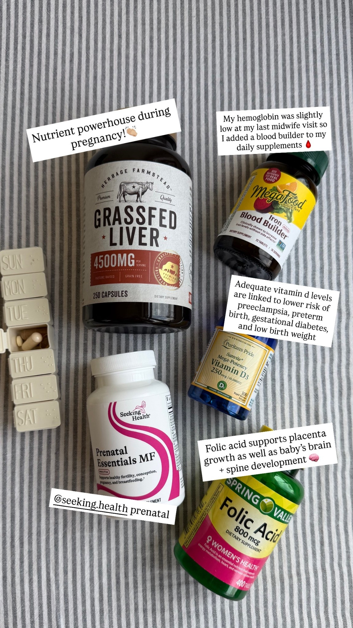 My daily supplements 