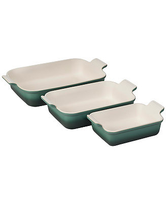 Le Creuset Set of 3 Heritage Bakers - Macy's | Macy's