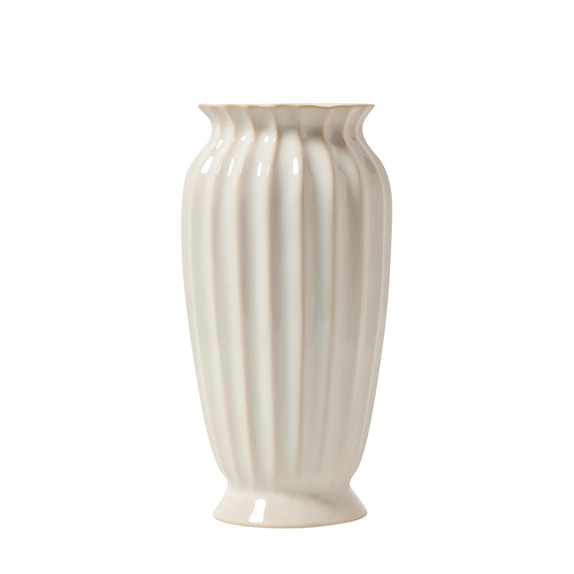 In 100+ people's cartsBest seller My Texas House My Texas House 12" White Fluted Ceramic Vase (5.... | Walmart (US)