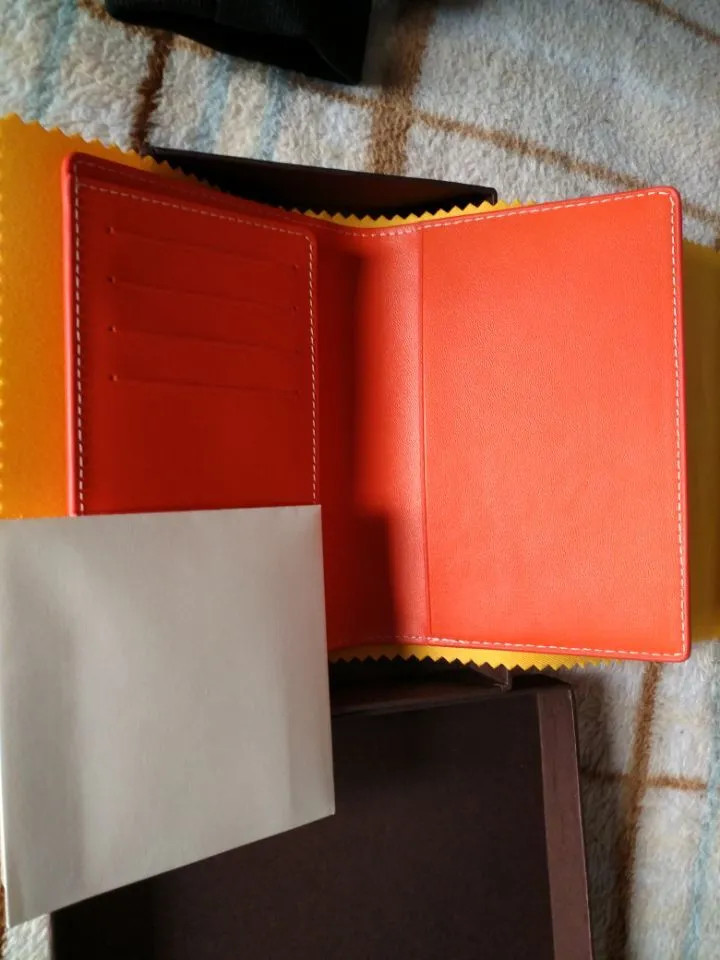 Fashion design passport cover leather card holder with box dustbag tags | DHGate