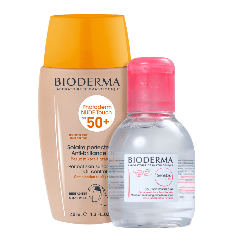 Kit Bioderma Sensibio H2O + Photoderm Nude Touch | Beleza na Web | Beleza Na Web (BR)