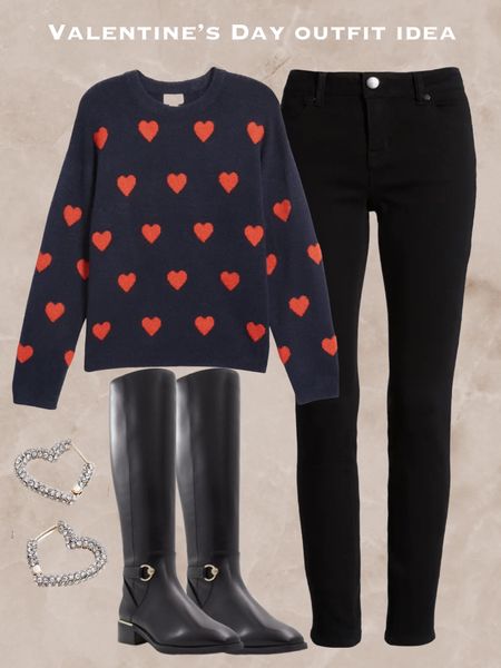Valentine’s Day outfit idea.




Nordstrom outfit, Vday outfit, Nordstrom Valentine’s Day sweater, Vday outfit, jeans, winter outfit, boots, black jeans, heart sweater 

#LTKshoecrush #LTKtravel #LTKSeasonal