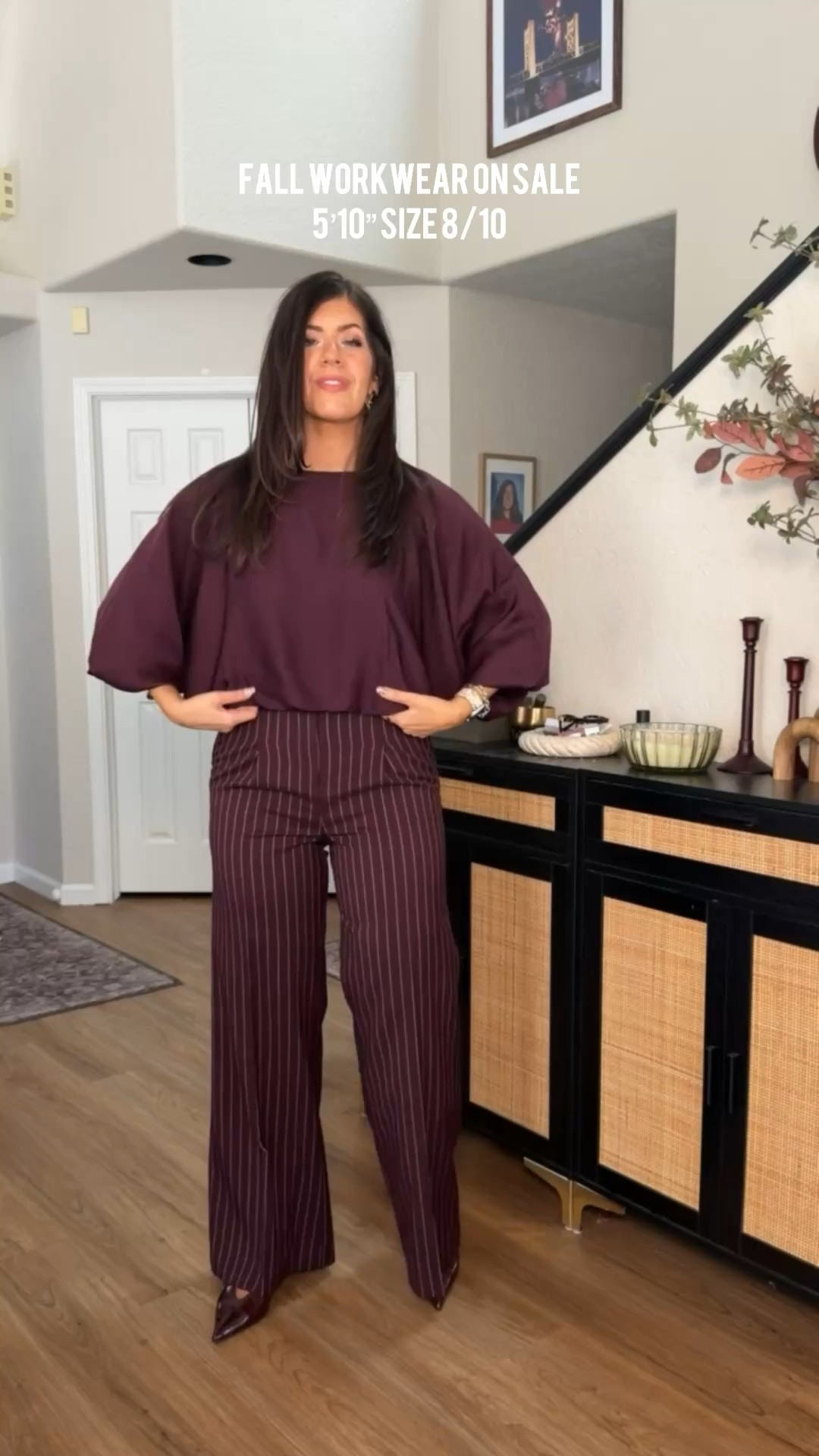 Macys midsize fall workwear on sale ! Wearing a medium in the top and a 10 in the pants. 

midsize fashion, midsize style, midsize workwear, midsize style, midsize fall fashion, fall workwear, office outfits, macys fall, macys sale

#LTKSaleAlert #LTKMidsize #LTKWorkwear