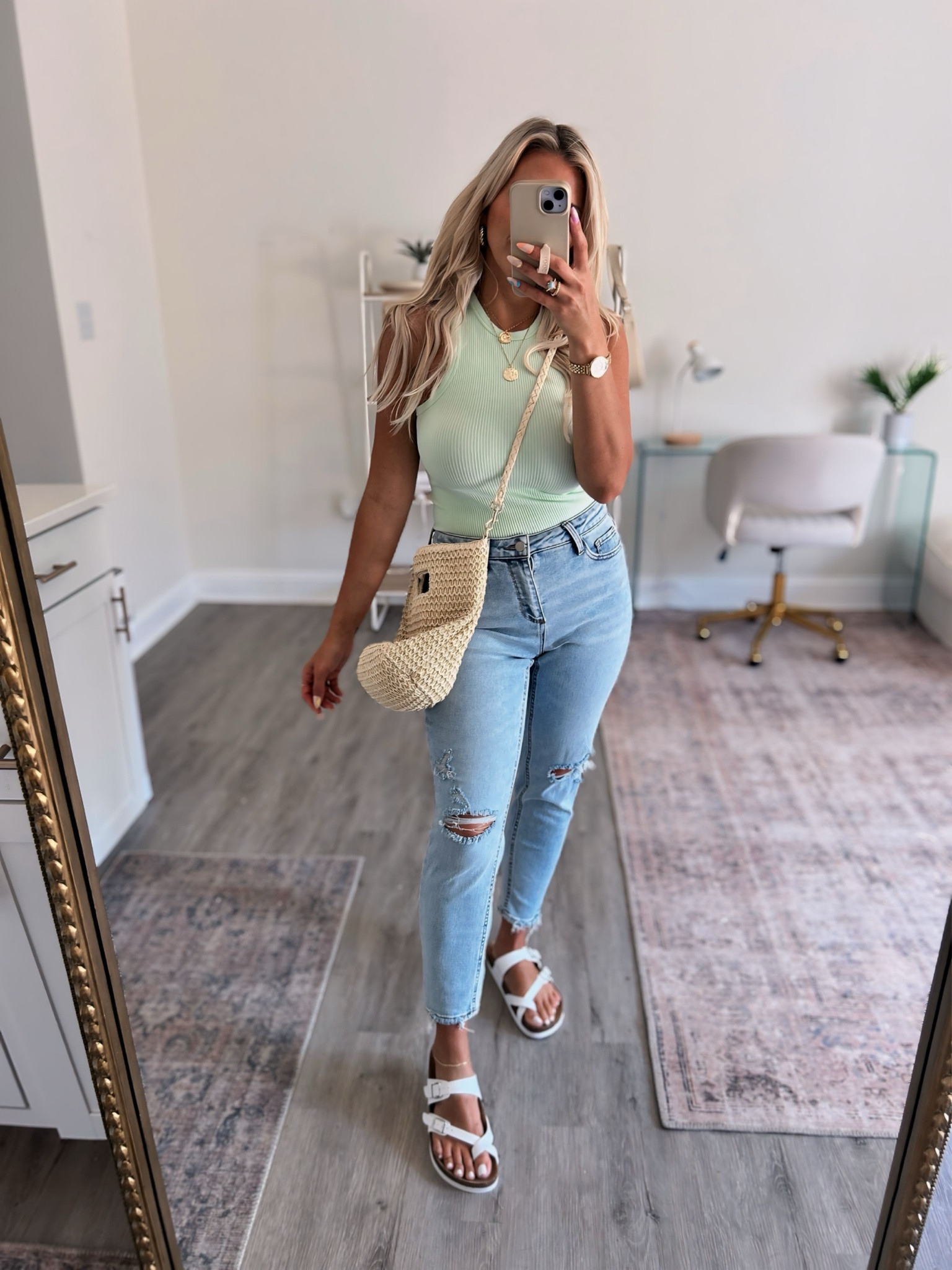 LOVING these Walmart finds! The tanks are so soft and not see through- only $5, and the jeans are so great for under $20! I did a size 6 in jeans and a small in tanks because they’re super stretchy- love all the fun colors for summer! 

Walmart finds Walmart fashion mom jeans petite curvy style 

#LTKmidsize #LTKstyletip #LTKfindsunder50