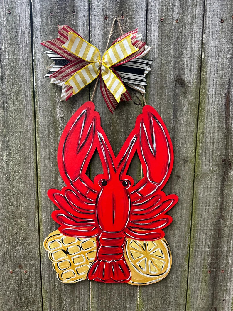 Crawfish boil sign | Crawfish Boil off | Crawfish Door Hanger | Boil door hanger | Louisiana Door... | Etsy (US)