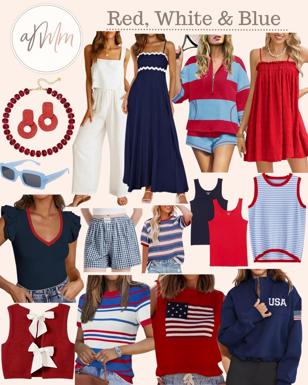 Red, white & blue outfit ideas for Memorial Day weekend! Everything will arrive in time!

#LTKSaleAlert #LTKSeasonal #LTKootd