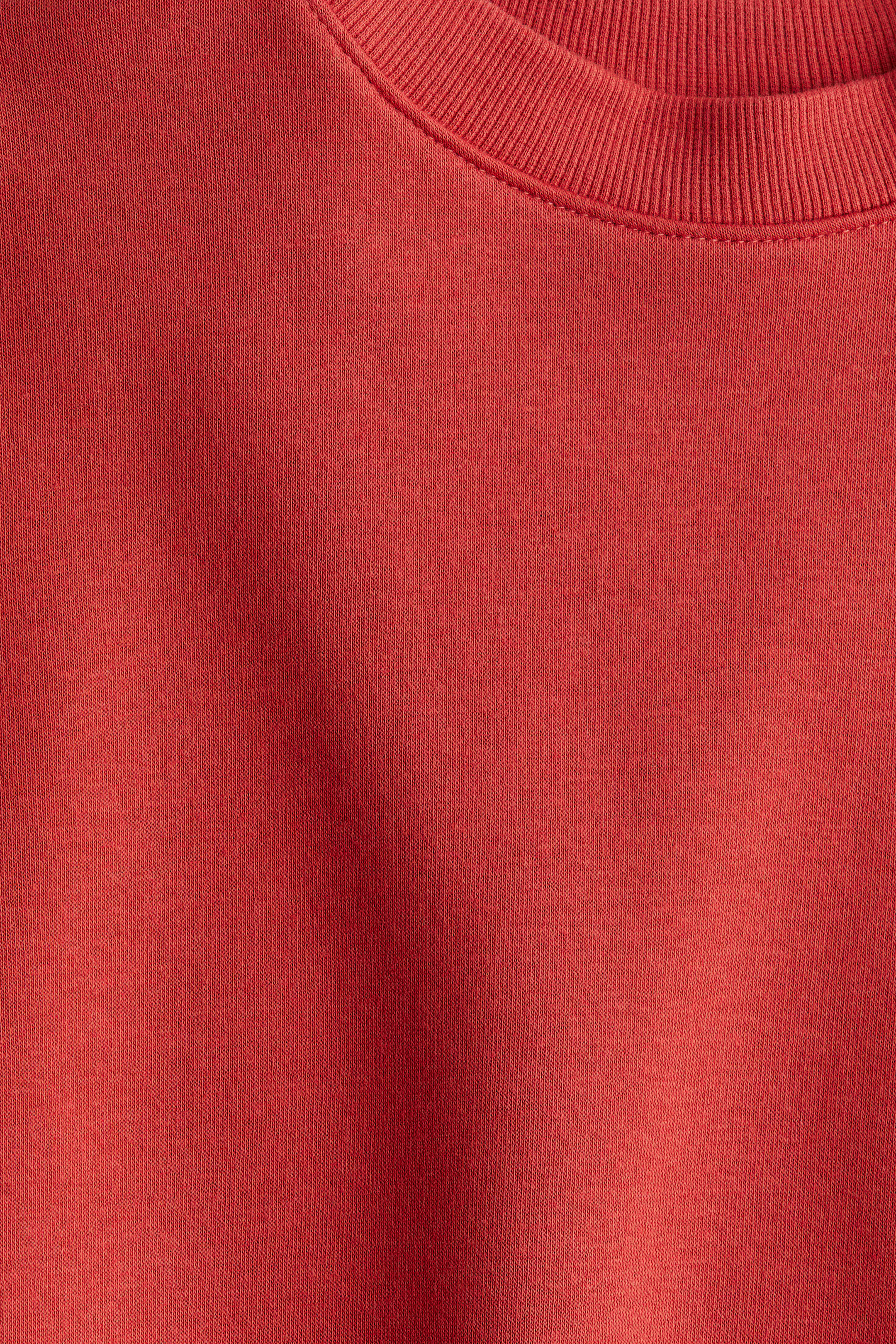 Oversized Crew-neck Sweatshirt - Dark red - Kids | H&M US | H&M (US + CA)