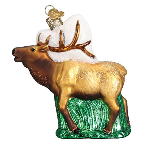 Old World Christmas Glass Blown Ornament Elk (12502) | Amazon (US)
