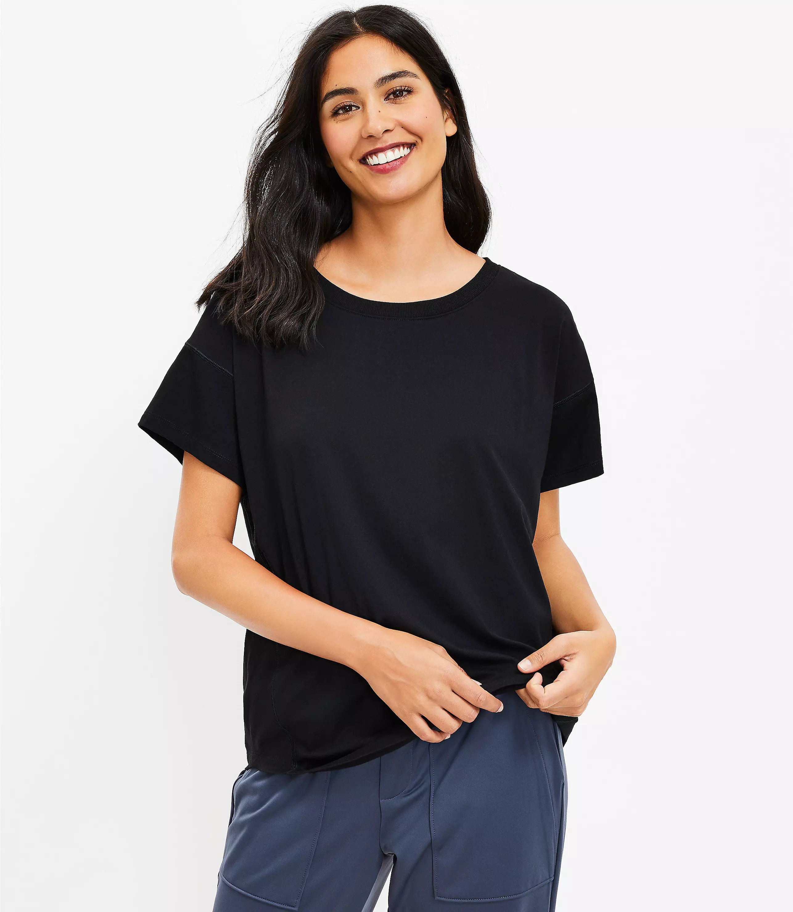 Lou & Grey Relaxed Softslub Jersey Tee | LOFT