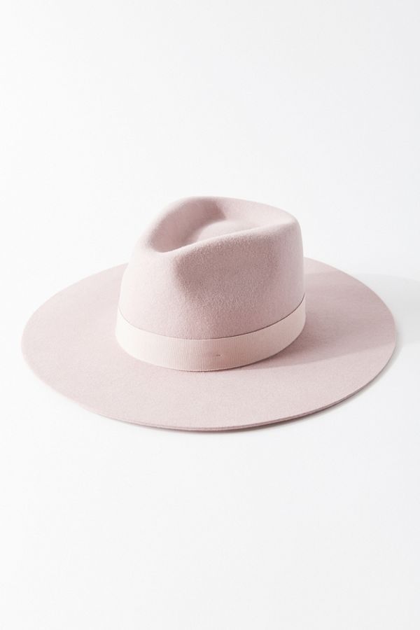 UO Flat Brim Felt Fedora Hat | Urban Outfitters (US and RoW)