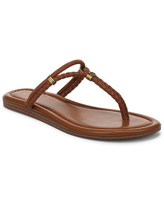 Giani Bernini Women's Tylee Braided Thong Flat Sandals, Macy's Exclusive - Macy's | Macy's