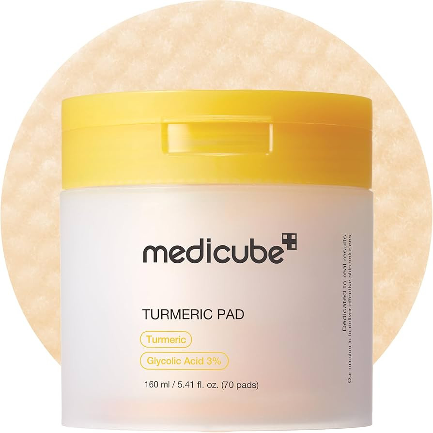 medicube Turmeric Clarifying Toner Pad for Troubled Skin & Use After Spot Care | Soothing & Calmi... | Amazon (US)