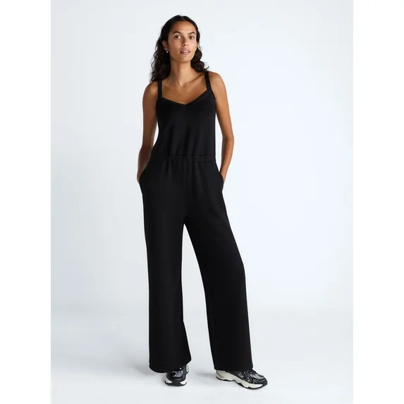 Scoop Women's and Women's Plus Scubaknit Tank Jumpsuit, Sizes XS-4X | Walmart (US)